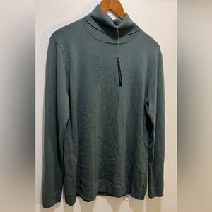 NWT Pendleton Turtleneck %100 Merino Wool Sweater (grayish green)